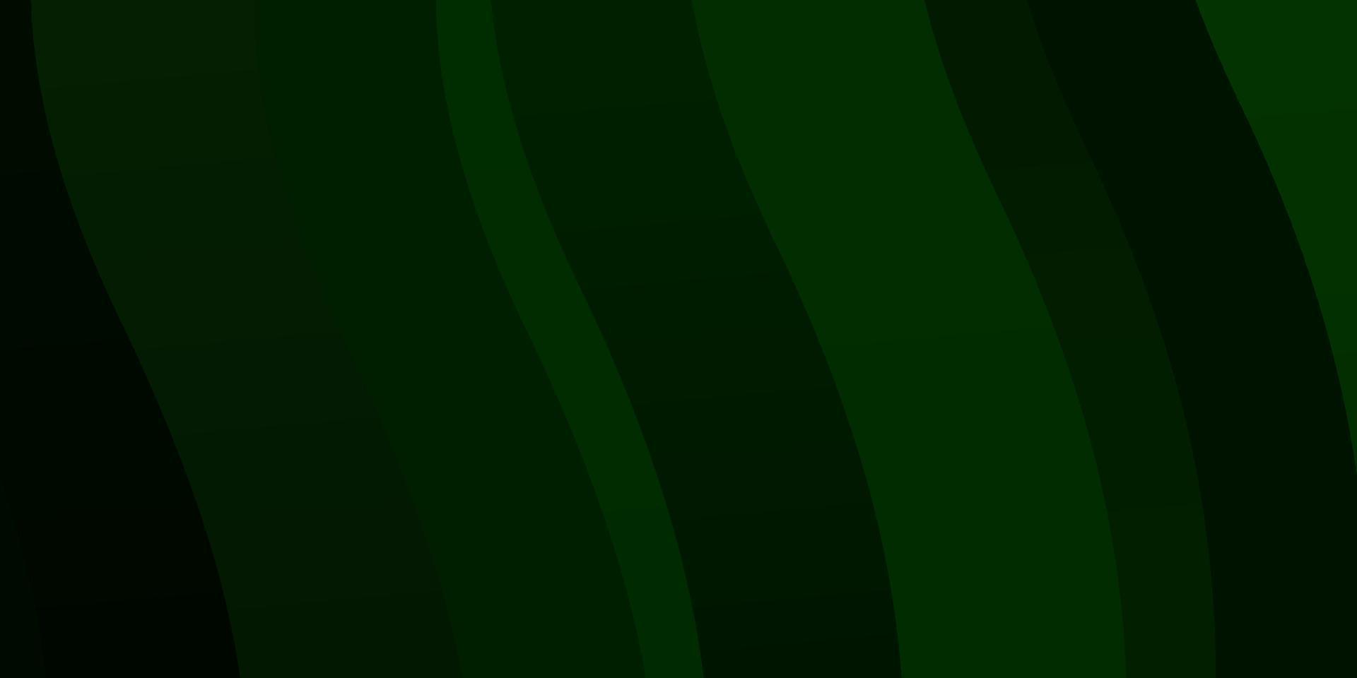 pano de fundo vector verde escuro com arco circular.
