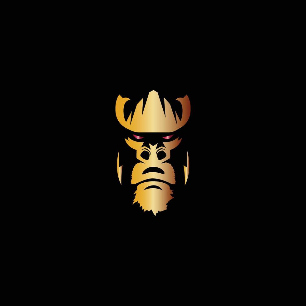 logotipo do ícone do gorila.eps vetor
