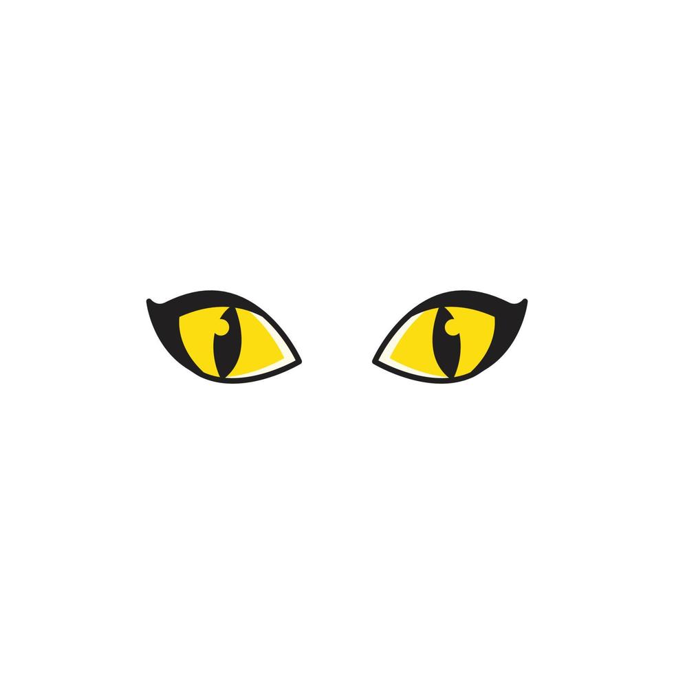 olho de Gato. ilustração de ícone vetorial vetor
