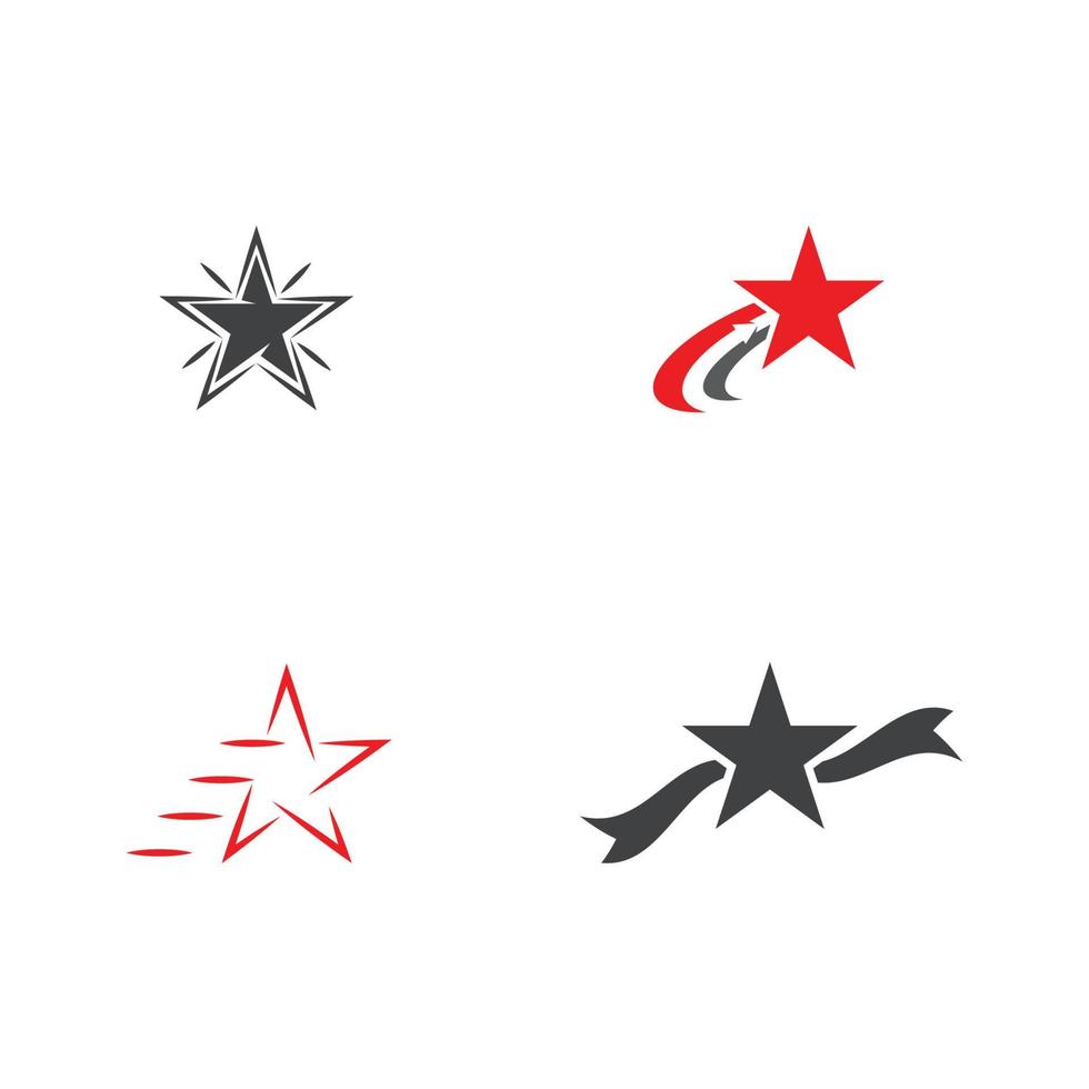 estrela ícone modelo ilustração vetorial design vetor