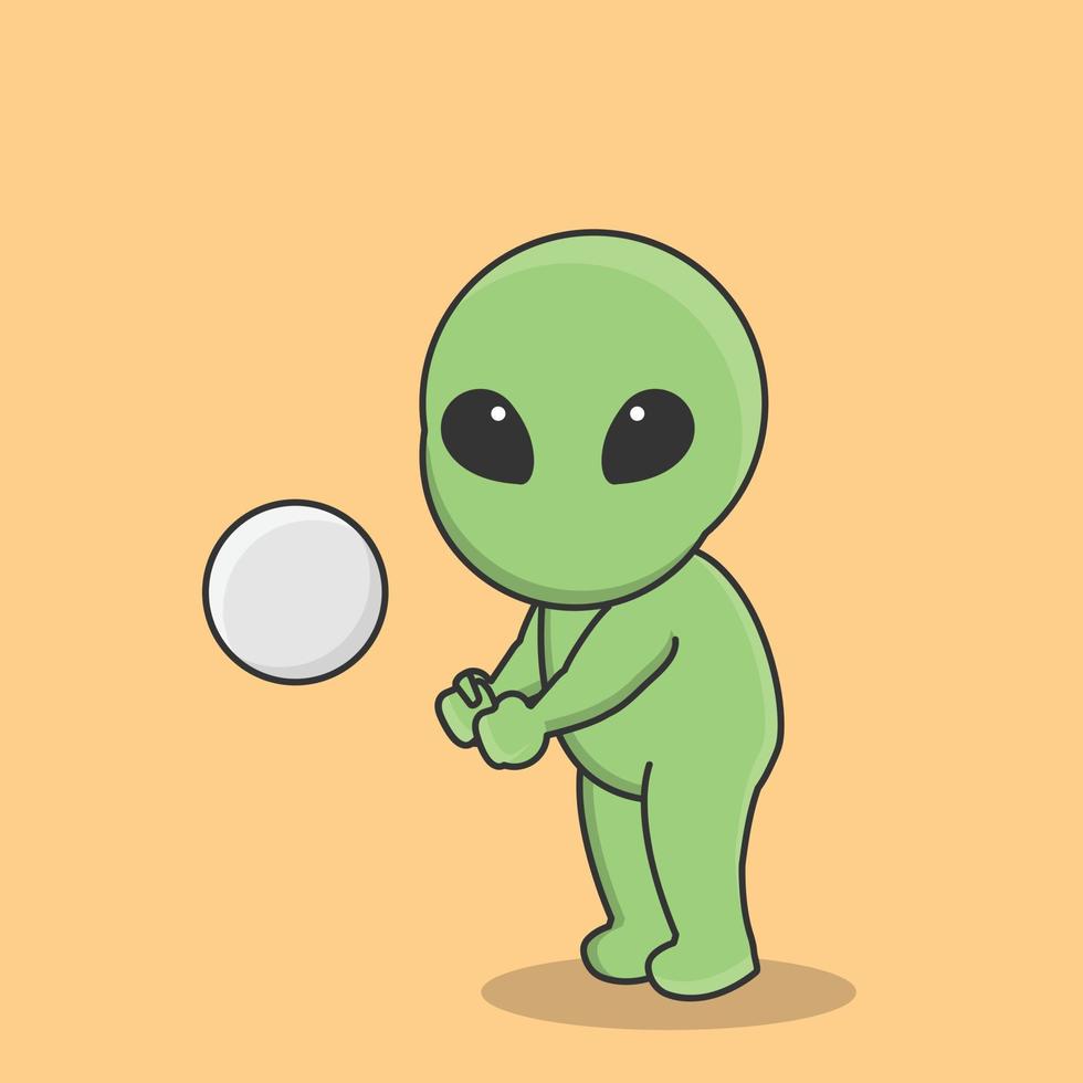 modo espacial personagem de desenho animado alienígena verde 8506205 PNG