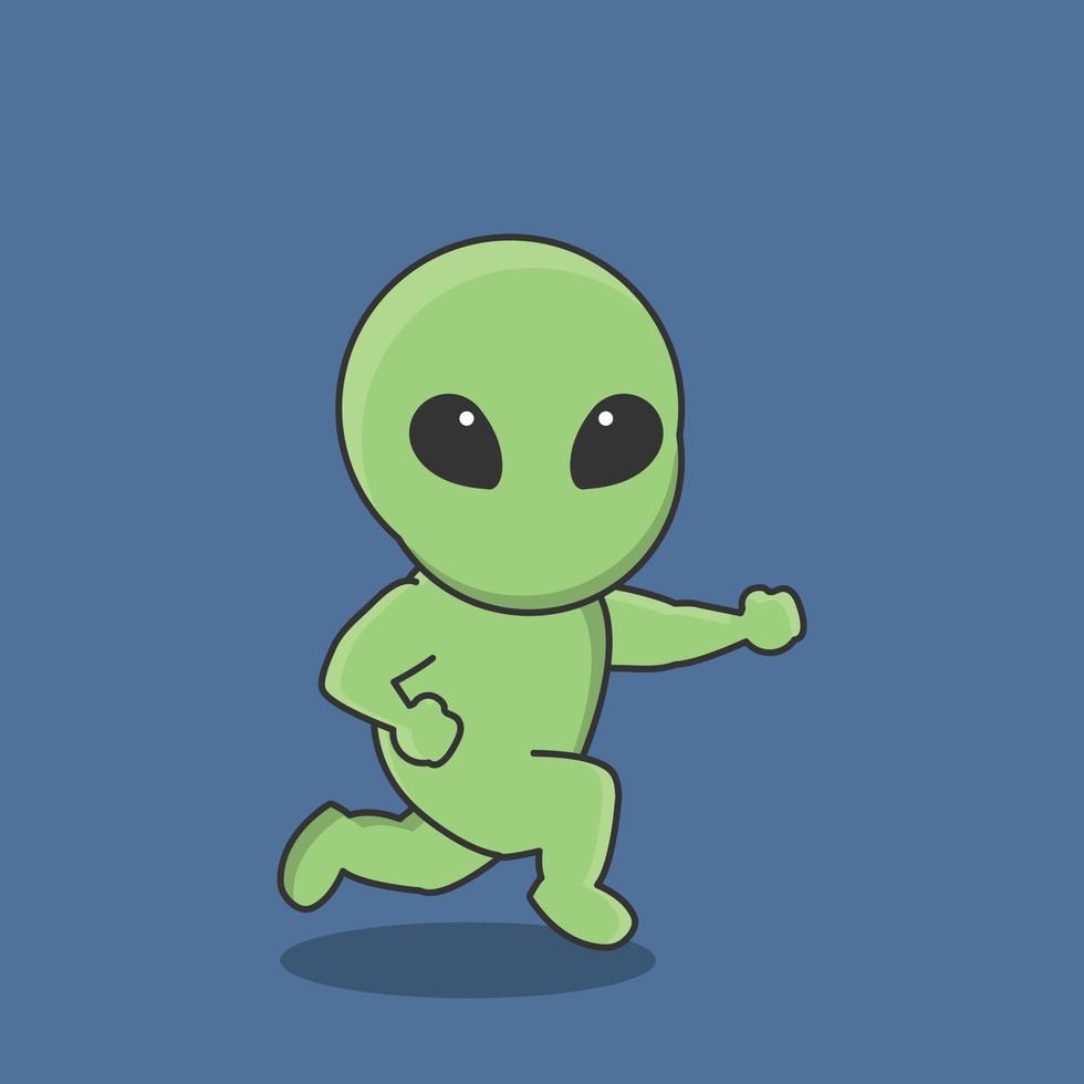 modo espacial personagem de desenho animado alienígena verde 8506205 PNG