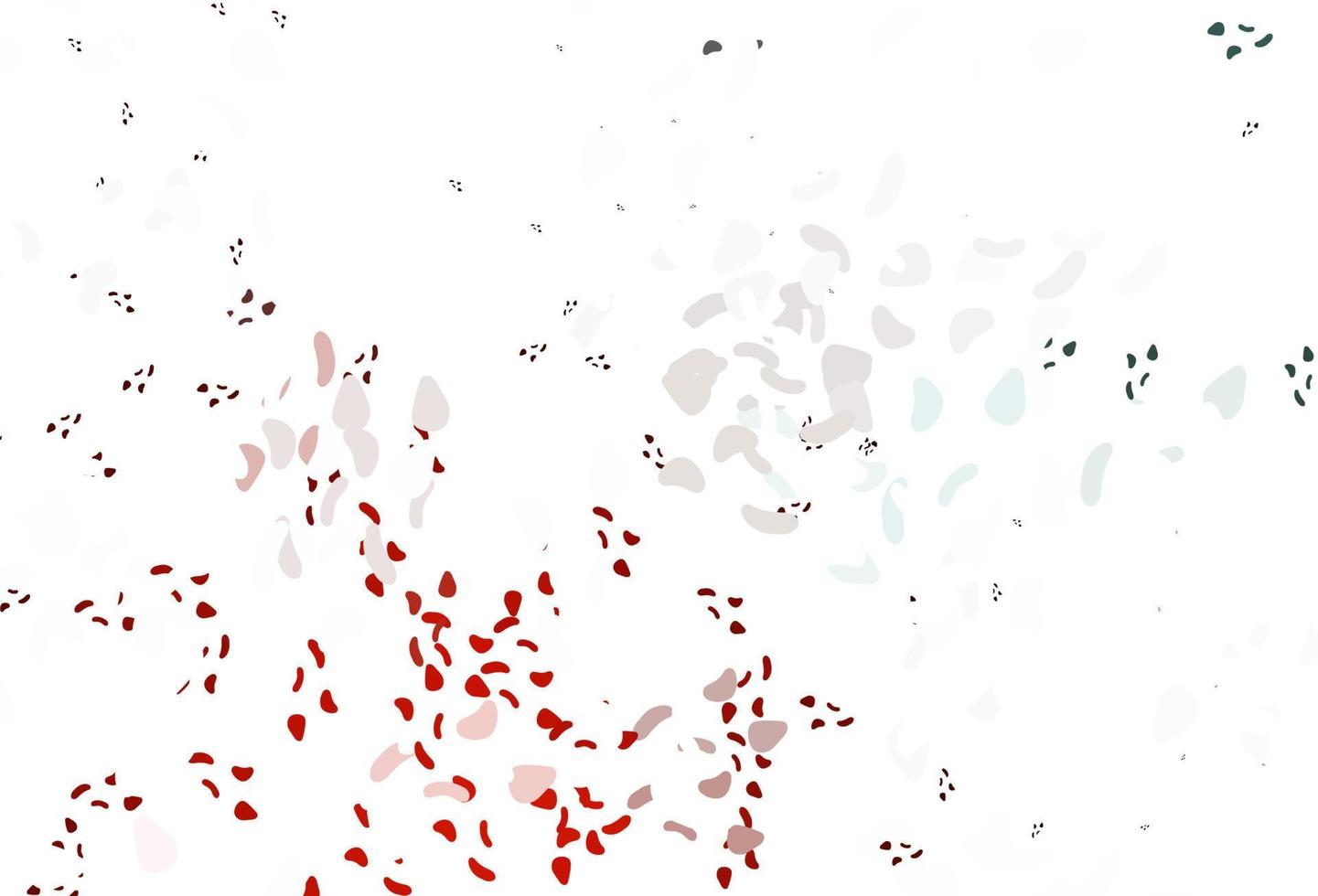 pano de fundo vector vermelho claro com formas abstratas.
