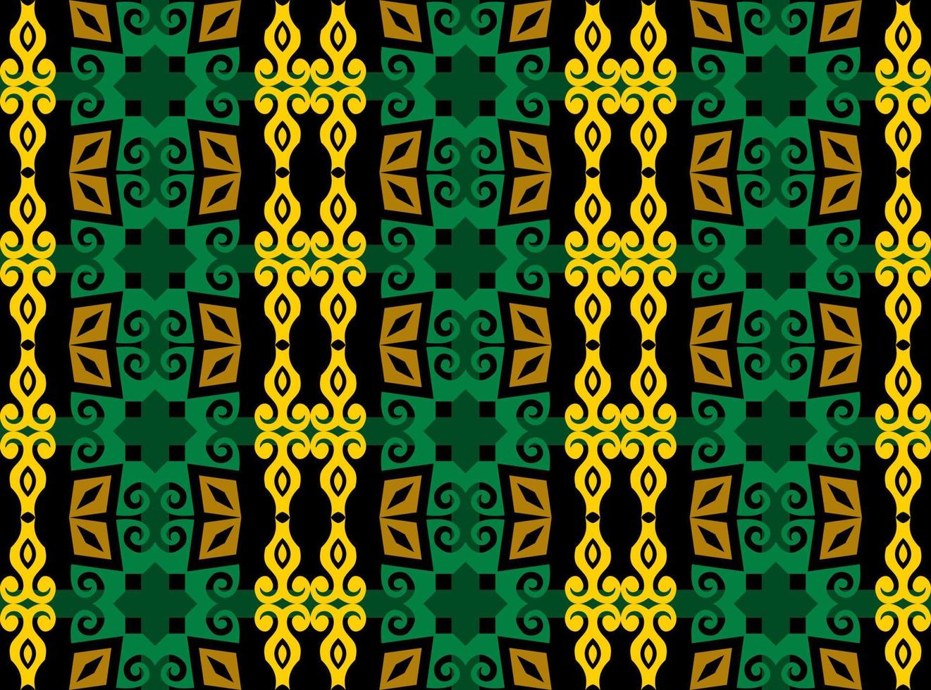 sem costura padrão de padrão de tecido indonésio pattern.traditional dayak.borneo padrão. inspiração de design vetorial. têxtil criativo para moda ou pano vetor