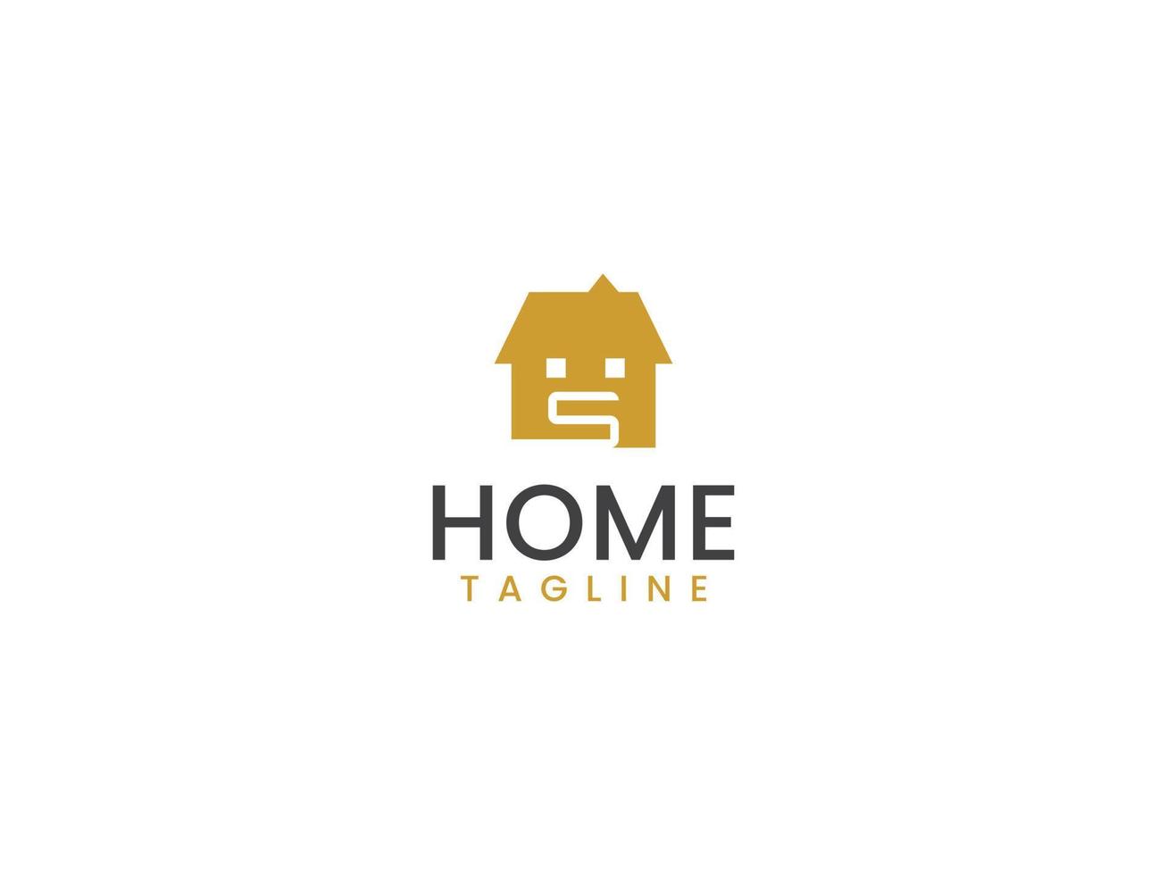 logotipo imobiliário da suíça, letra s e conceito de casa vetor