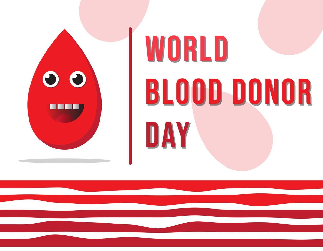 fundo de vetor do dia mundial do doador de sangue. cartaz de conscientização com gota de sangue cortada de papel vermelho. 14 de junho. conceito de dia de hemofilia