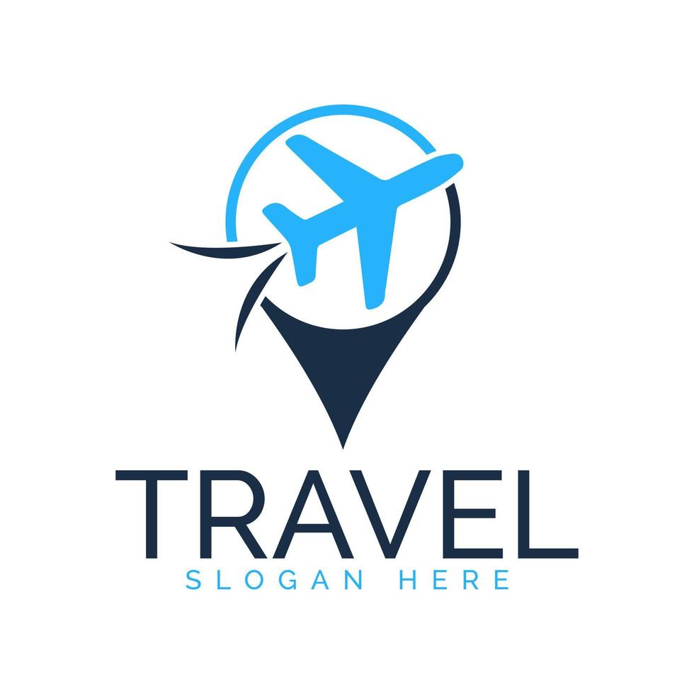 arquivo de vetor gratuito de design de logotipo de viagem