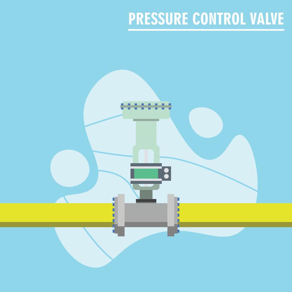 válvula de controle de pressão vetor