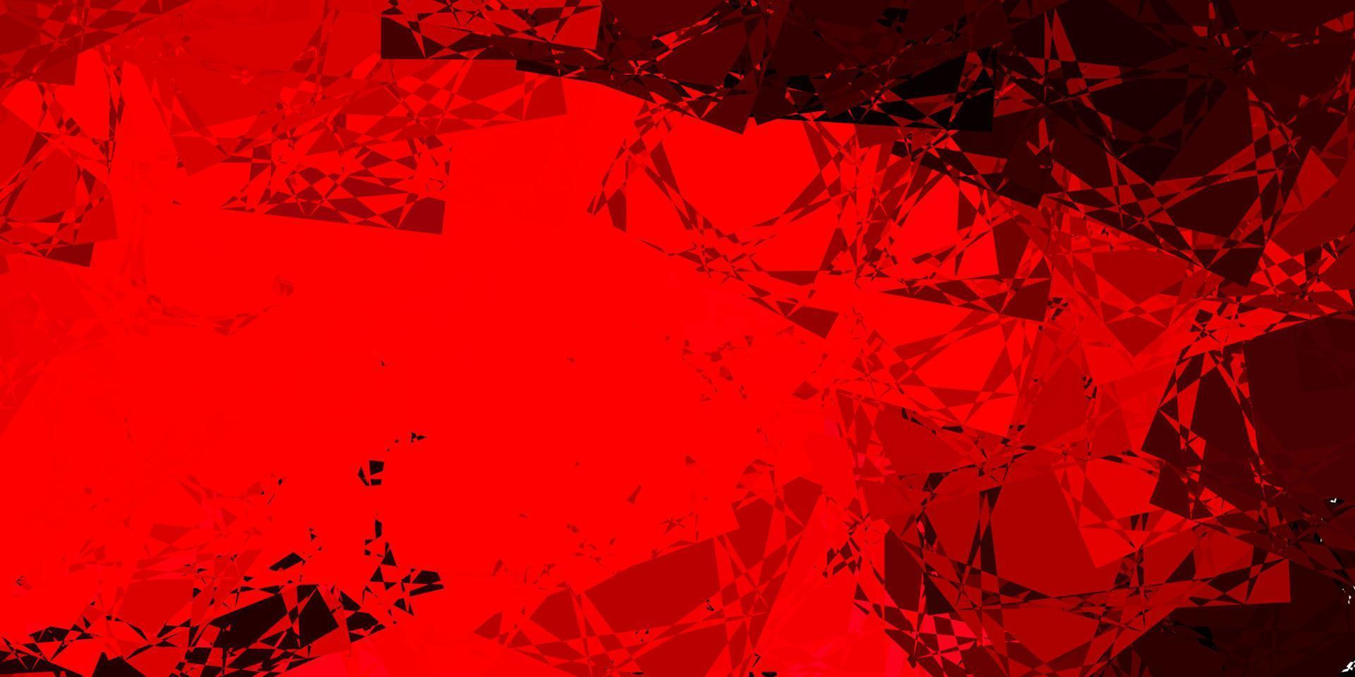 fundo vector rosa claro, vermelho com formas poligonais.