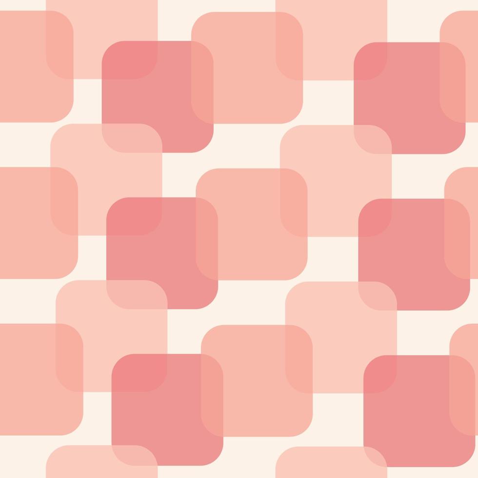 padrão abstrato de quadrados rosa, ilustração vetorial. vetor