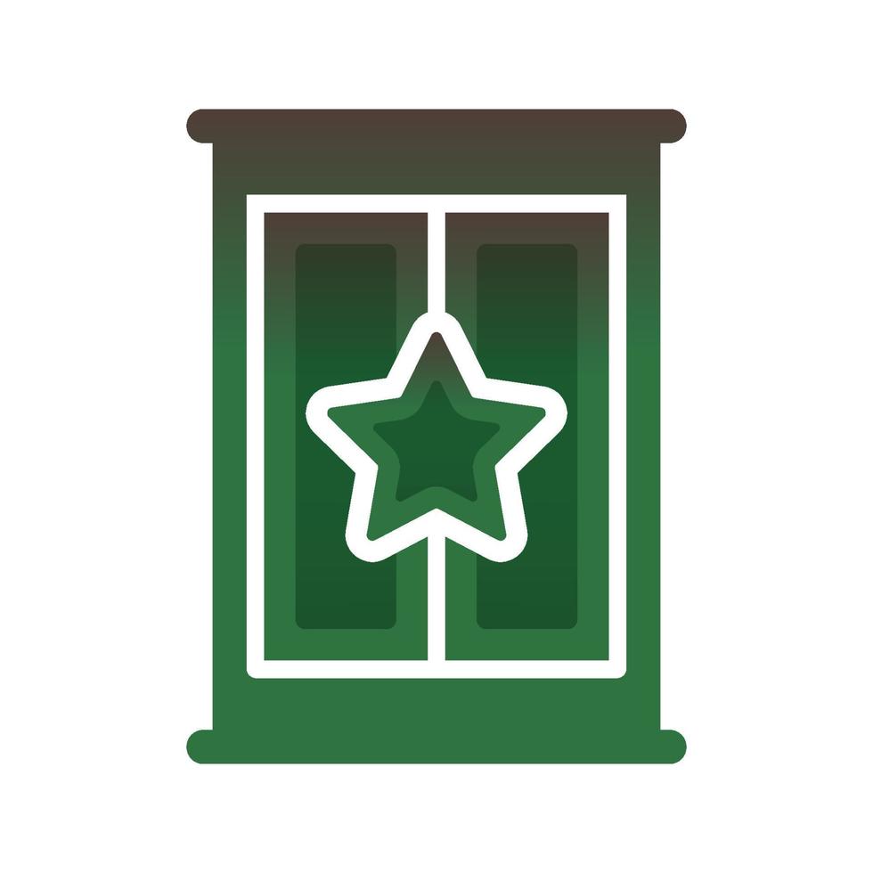 ícone de modelo moderno de design de logotipo gradiente de móveis estrela vetor
