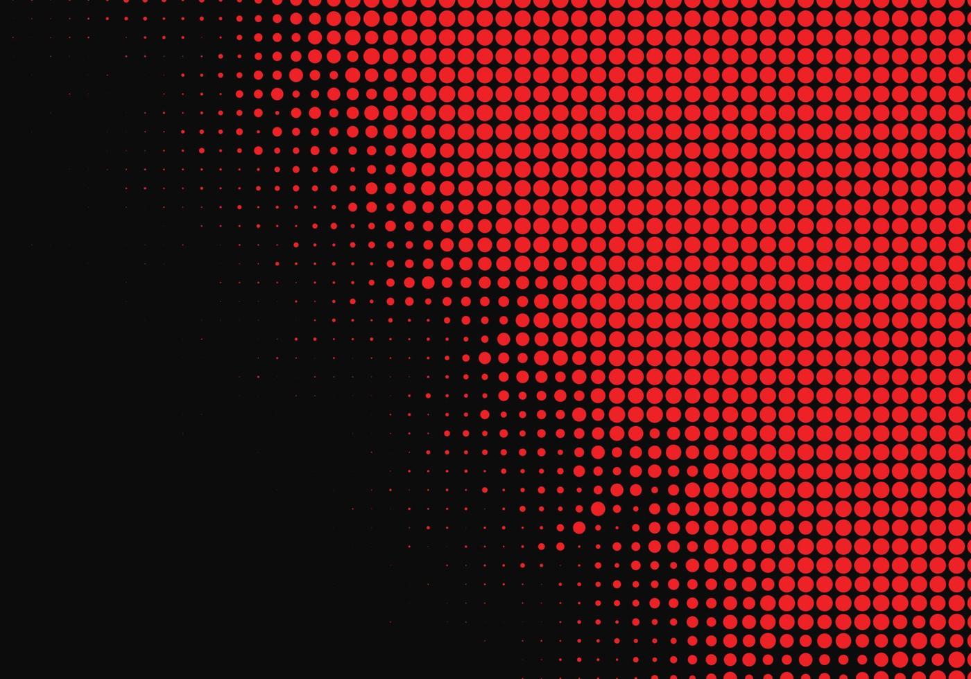 fundo preto com fundo de textura pontilhada vermelha vetor