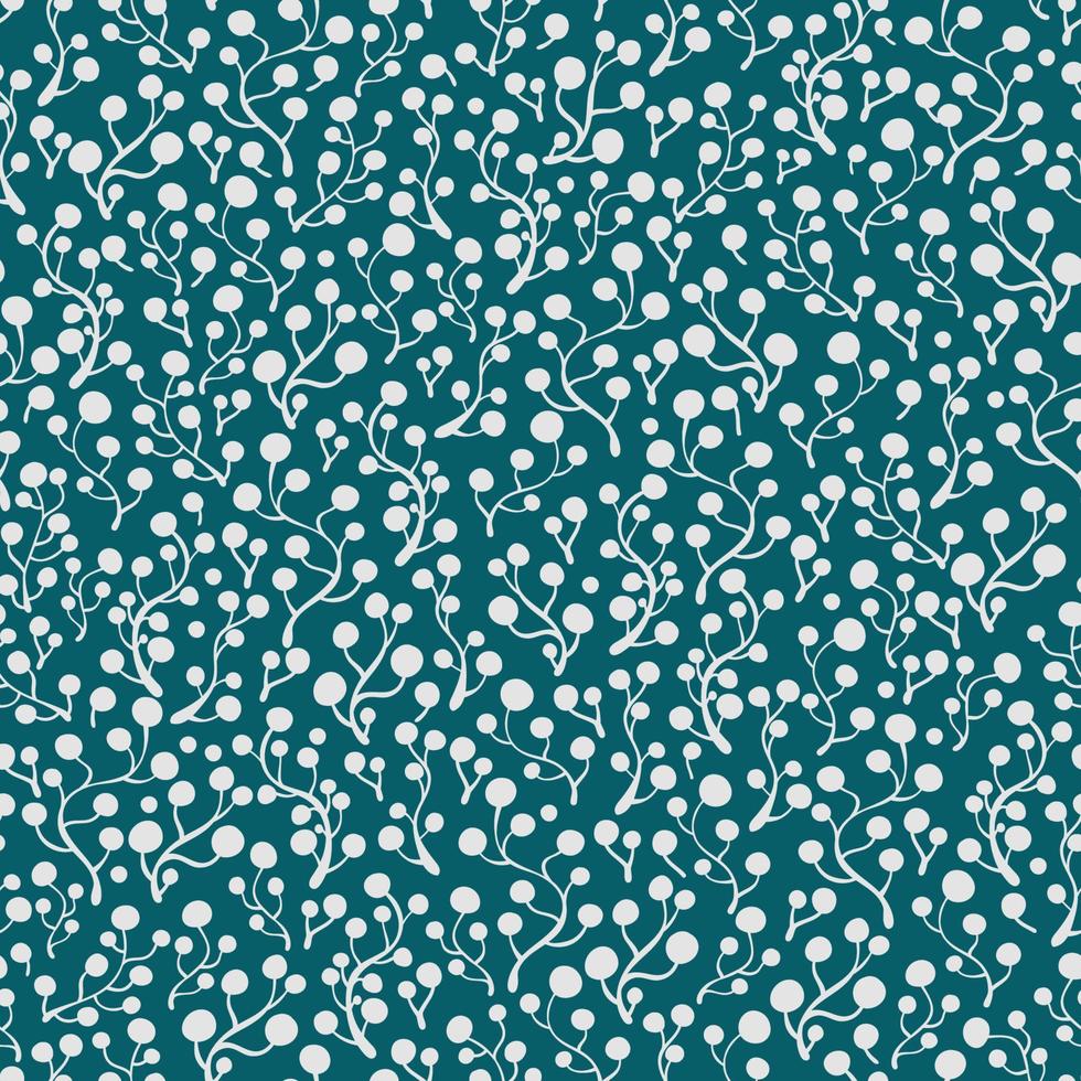 padrão sem emenda bonito floral. padrão suave elegante de fundo de ramo bonito. para design de crianças de fundo de papel de embalagem de tecido vetor