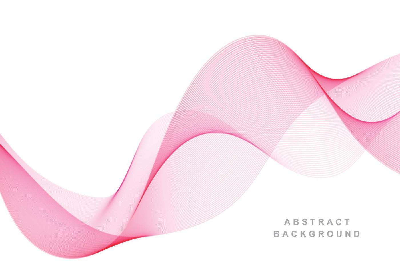 ilustração de fundo de onda fluindo de negócios rosa elegante vetor