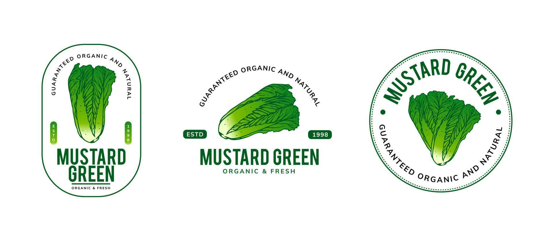 design de logotipo de fazenda verde murd vetor