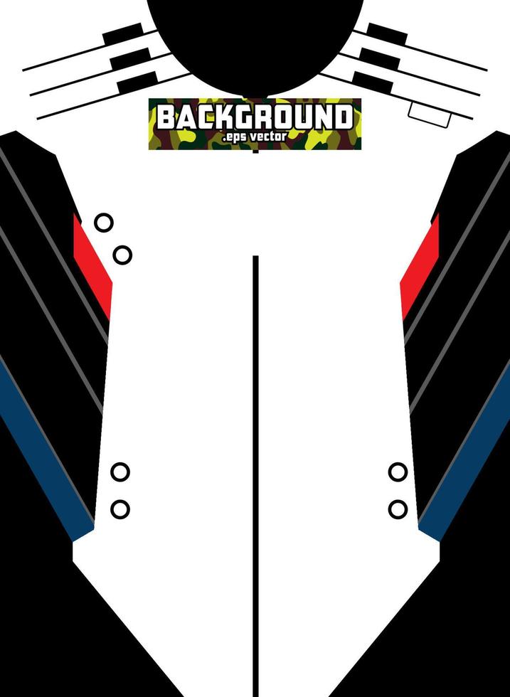 ilustração de design de fundo para tecido de jersey de impressão por sublimação uniforme de equipe esportiva vetor