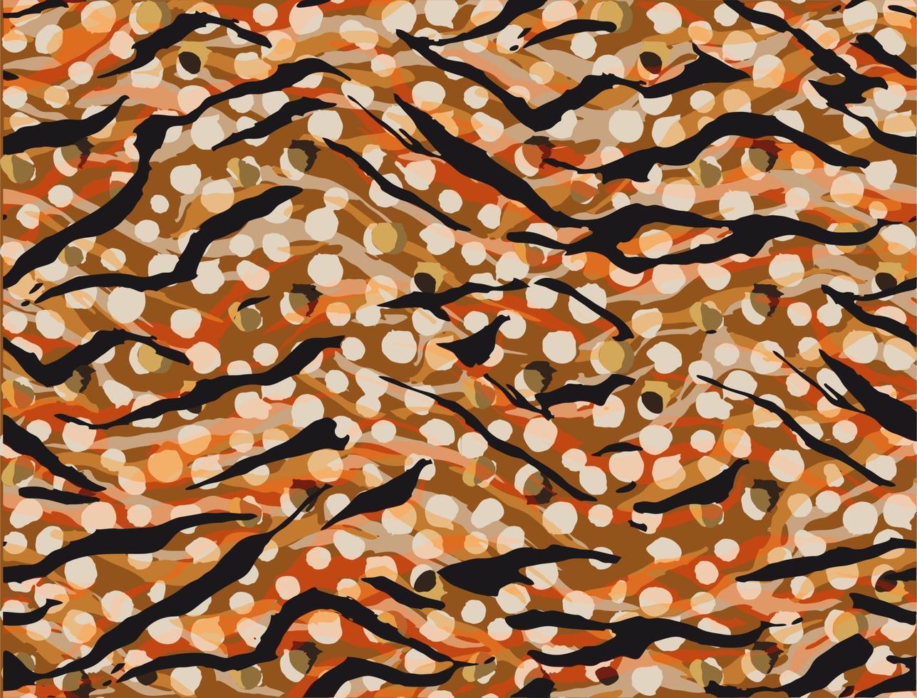 padrão de estilo de pele de zebra colorido misturado com pontos, perfeito para têxteis e decoração vetor