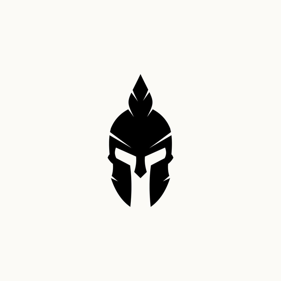 Capacete de guerreiro espartano - design de logotipo de máscara de sparta, adequado para sua necessidade de design, logotipo, ilustração, animação, etc. vetor