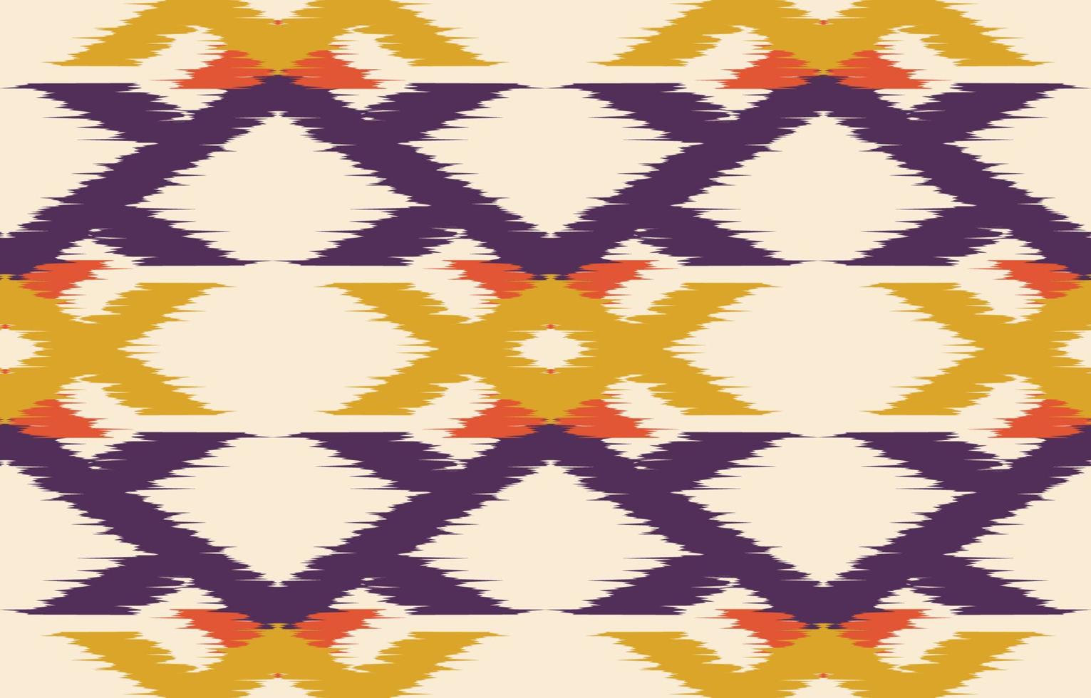 arte ikat abstrata étnica. sem costura padrão em bordados tribais, folclóricos e estilo mexicano. print.design de ornamento de arte geométrica asteca para tapete, papel de parede, roupas, embrulho, tecido, capa, têxtil vetor