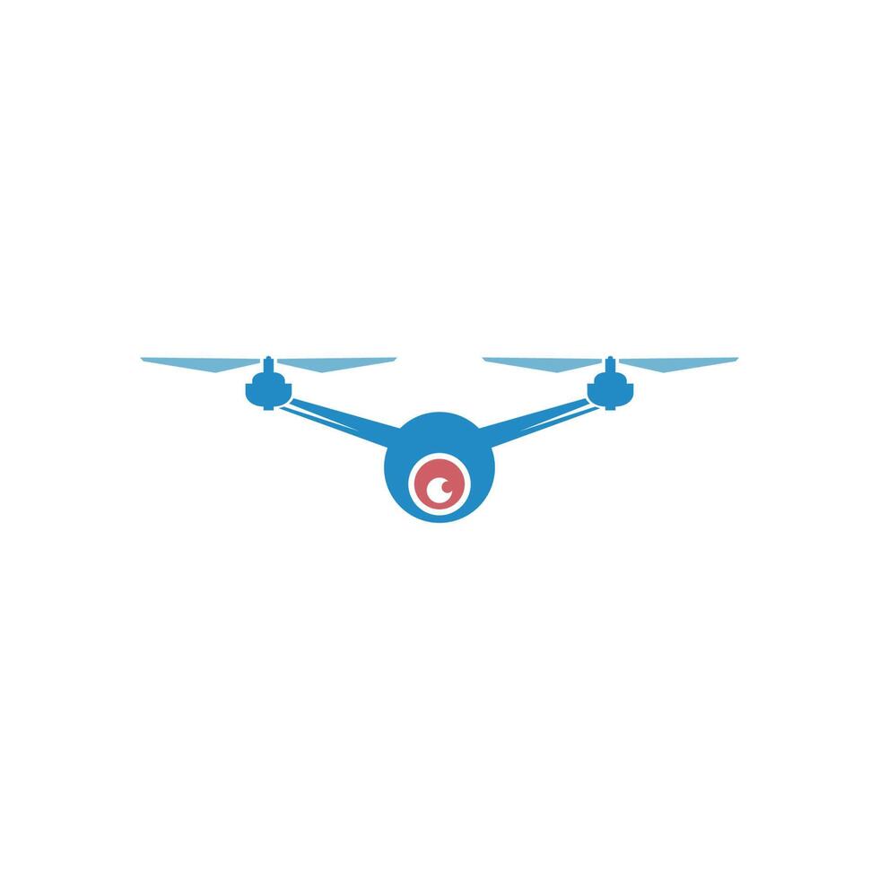 vetor de ilustração de design de logotipo de ícone de drone