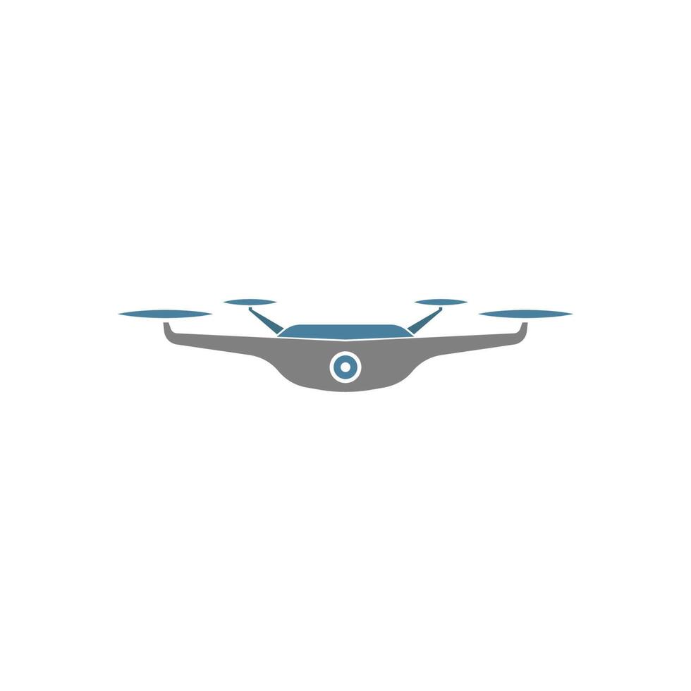 vetor de ilustração de design de logotipo de ícone de drone