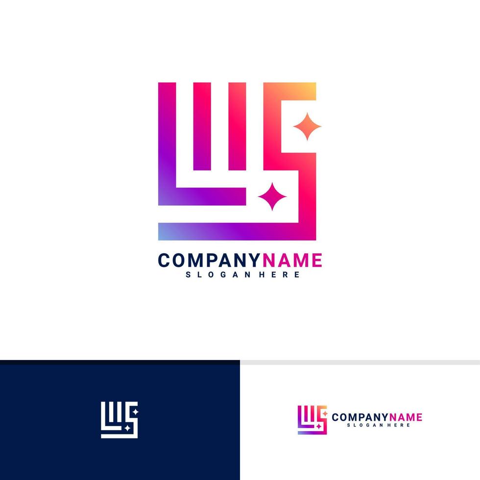 modelo de vetor de logotipo lms inicial, conceitos criativos de design de logotipo lms