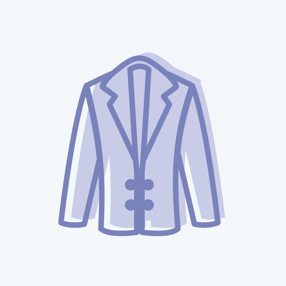 casaco de ícone. adequado para símbolo de acessórios masculinos vetor