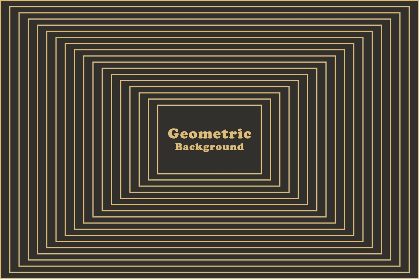 quadrado geométrico abstrato com fundo preto vetor