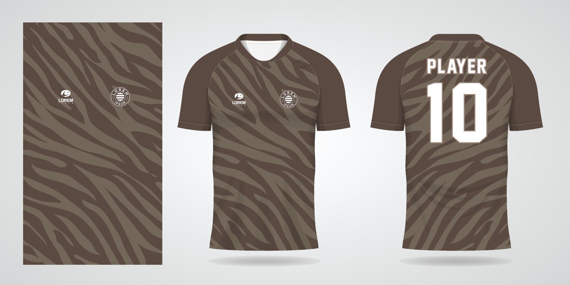 modelo de design de esporte de camisa de futebol vetor