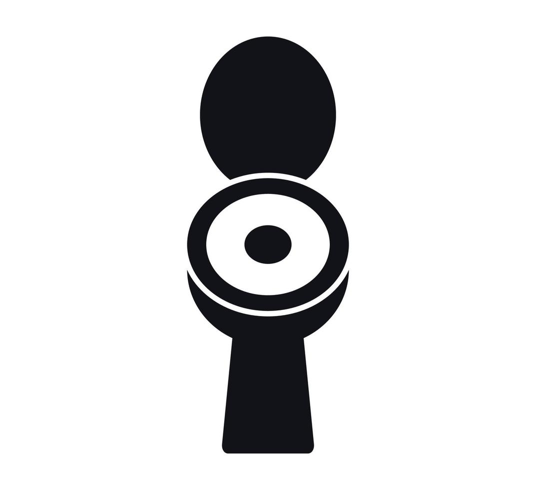 modelo de logotipo de vetor de ícone de banheiro