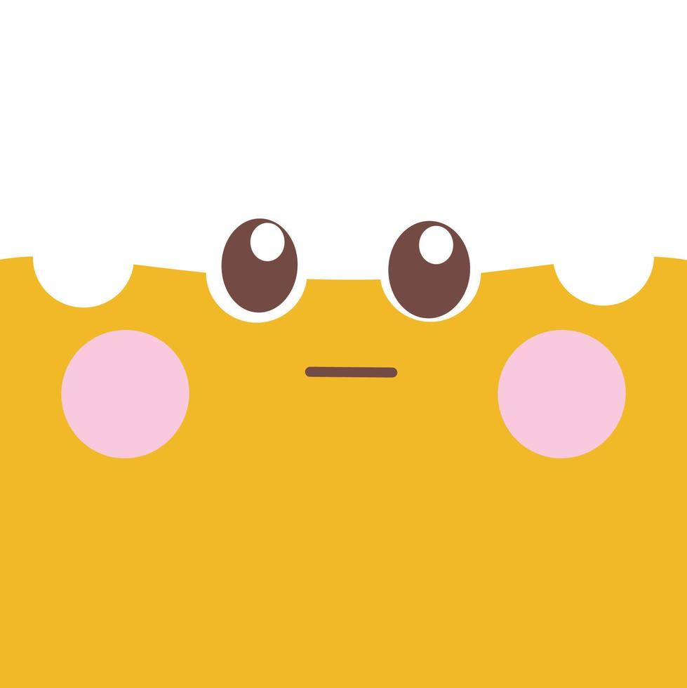 emoji ilustração vetor expressão kawaii