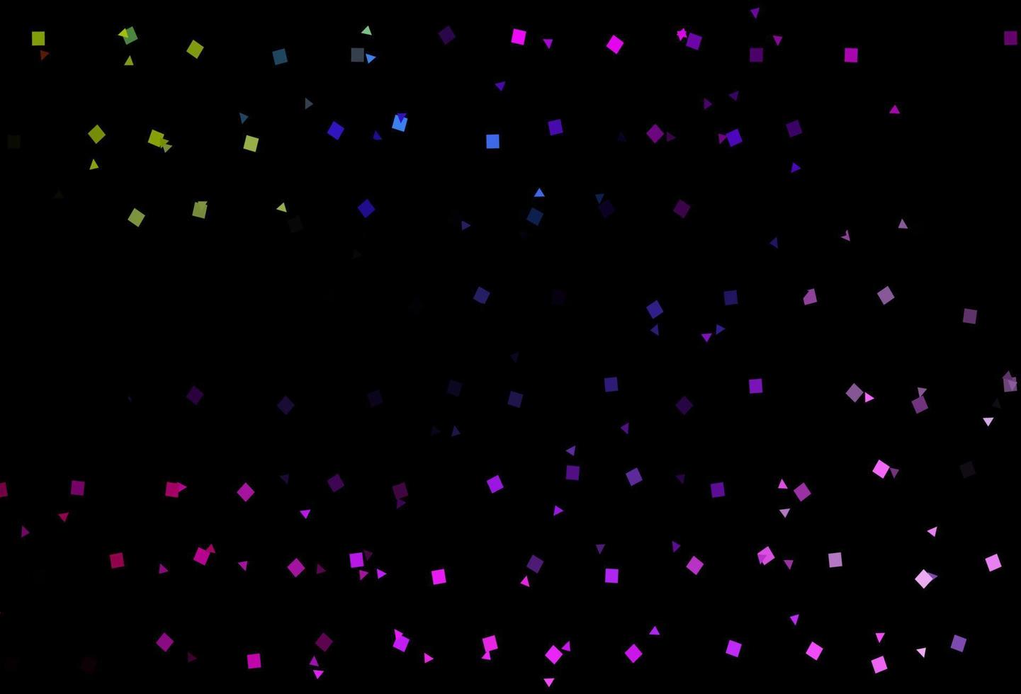 multicolorido escuro, textura de vetor de arco-íris em estilo poli com círculos, cubos.
