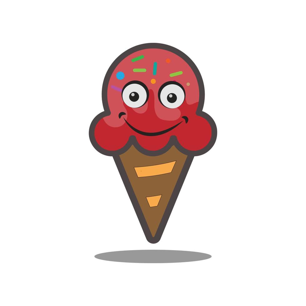 ilustração de ícone de sorvete vetor