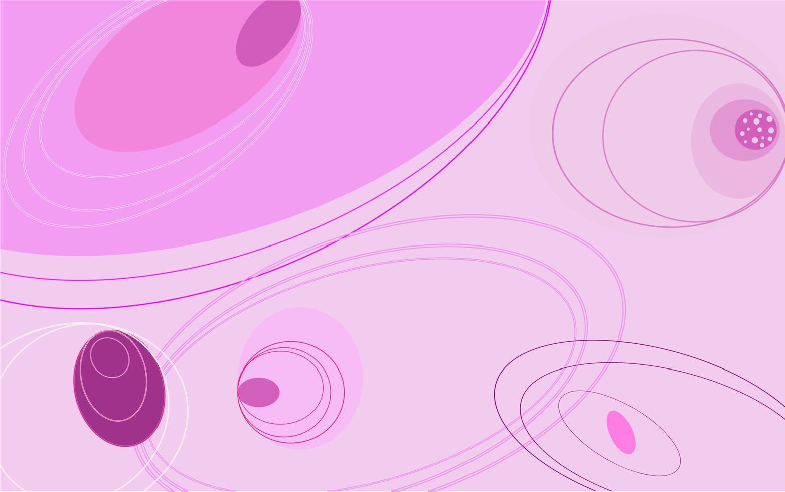 abstrato rosa para fundo de tom violeta, desenho vetorial. círculo, forma elíptica. vetor