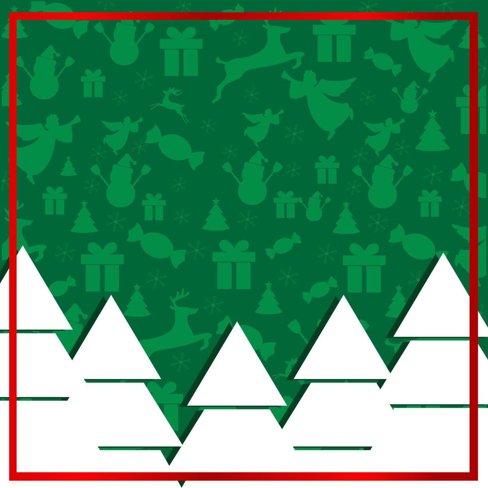 fundo de natal e cartão de ano novo, banner, design de cartaz wallpaper.snowflakes. ilustração vetorial vetor