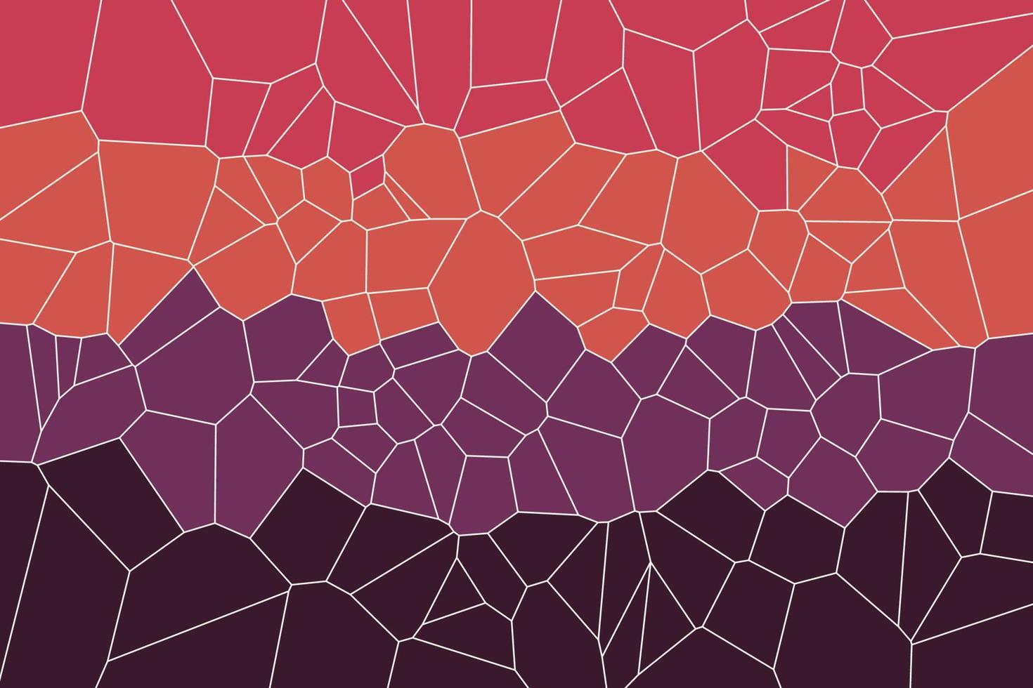 linhas de padrão de diagrama de voronoi gradiente geométrico plano rosa e roxo design de fundo de vetor de malha