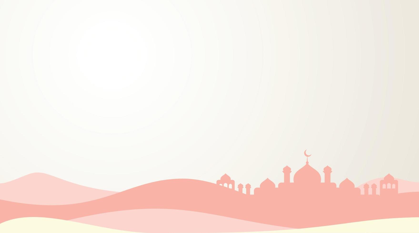 fundo islâmico. fundo de eid mubarak. fundo do Ramadã Kareem. vetor