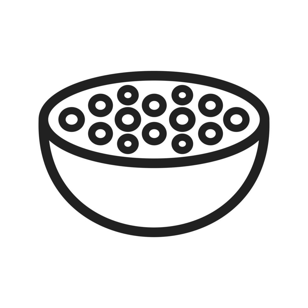ícone de linha de comida vetor