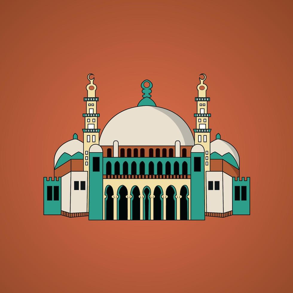 ilustração vetorial de mesquita vetor