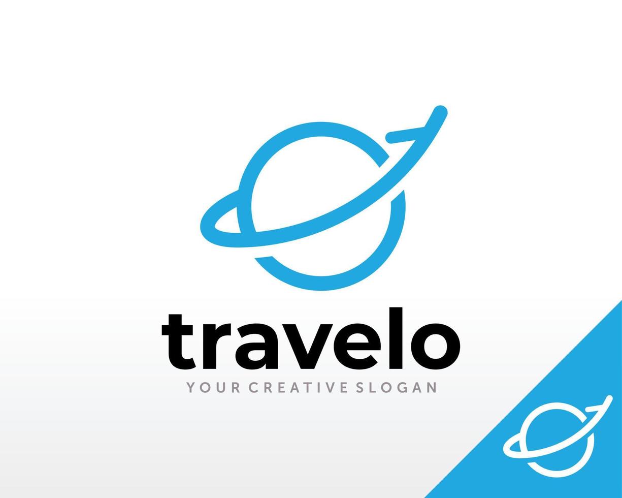 design de logotipo de viagem. inspiração de vetor de logotipo de agência de viagens