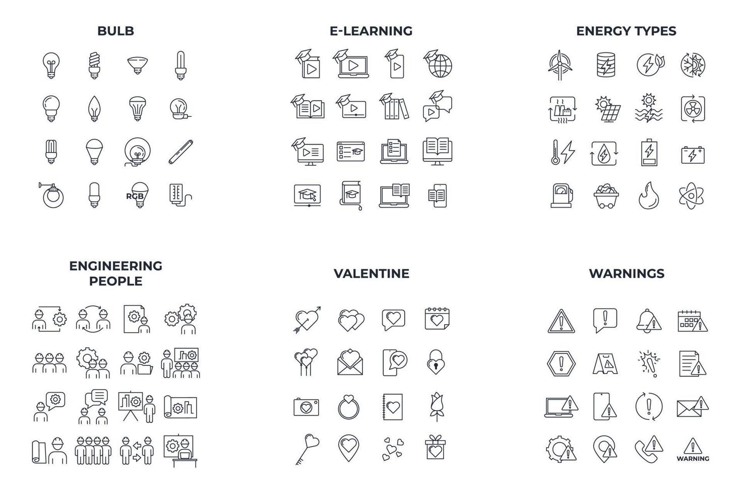 modelo de símbolo de pacote de ícones de mega coleção para ilustração em vetor de logotipo de coleção de design gráfico e web