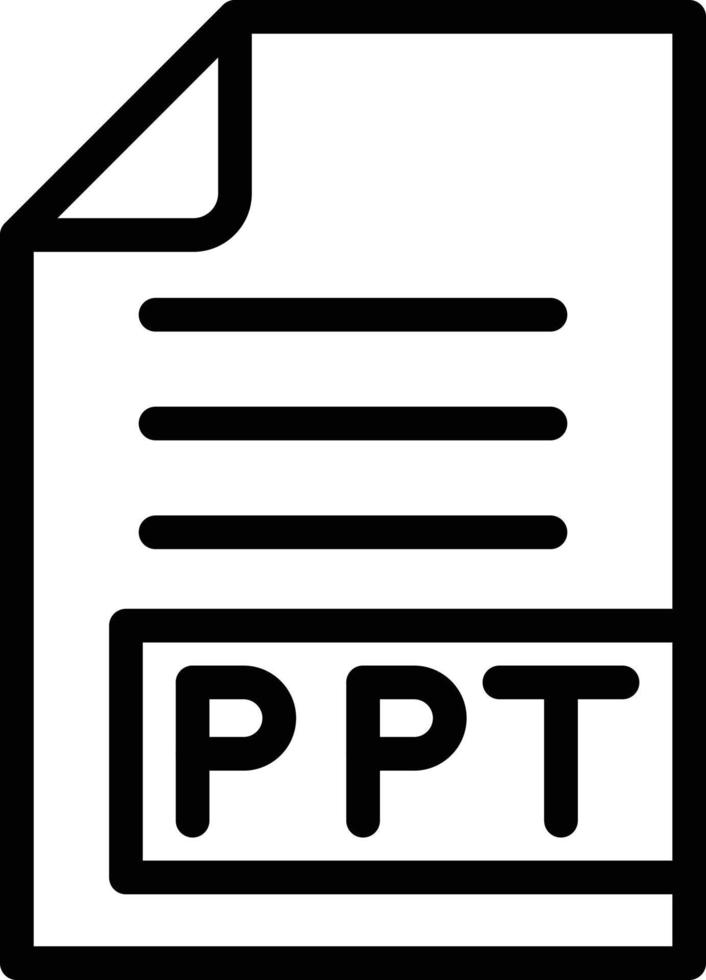 ilustração de design de ícone de vetor ppt