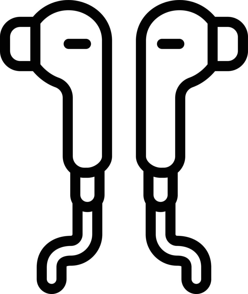 ilustração de design de ícone de vetor de fone de ouvido