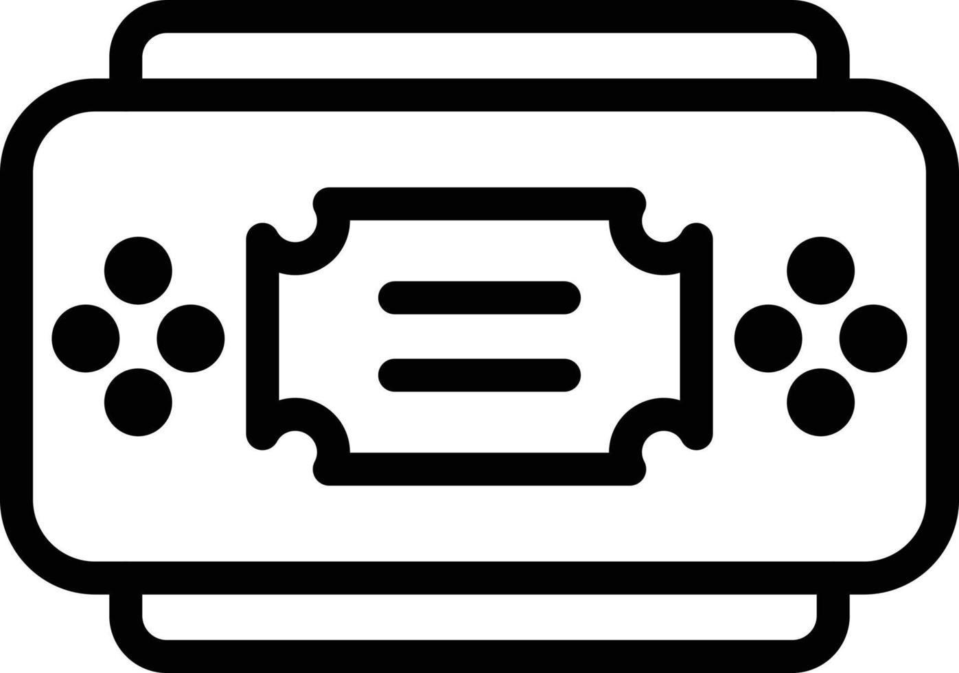 ilustração de design de ícone de vetor de console
