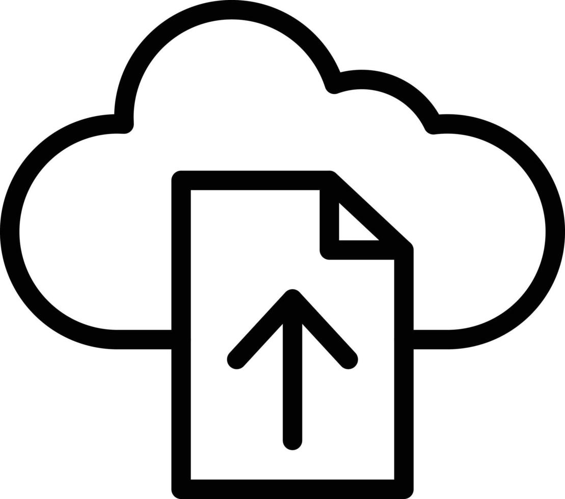 ilustração de design de ícone de vetor de upload de arquivo