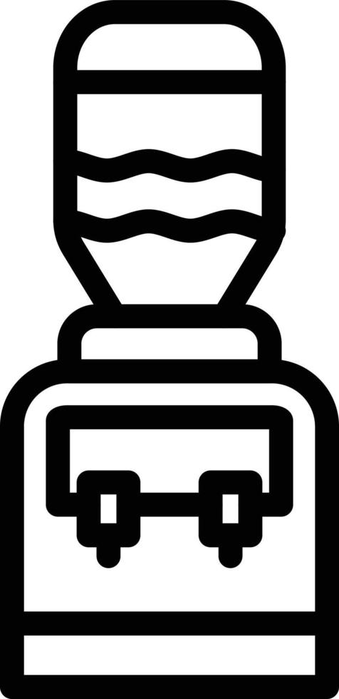 ilustração de design de ícone de vetor de dispensador de água
