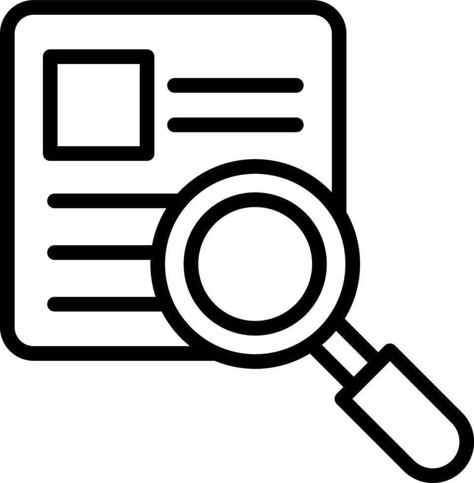 ícone de vetor de estudo de caso que pode facilmente modificar ou editar
