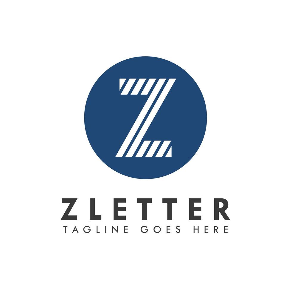 logotipo da letra do alfabeto z e design do ícone vetor