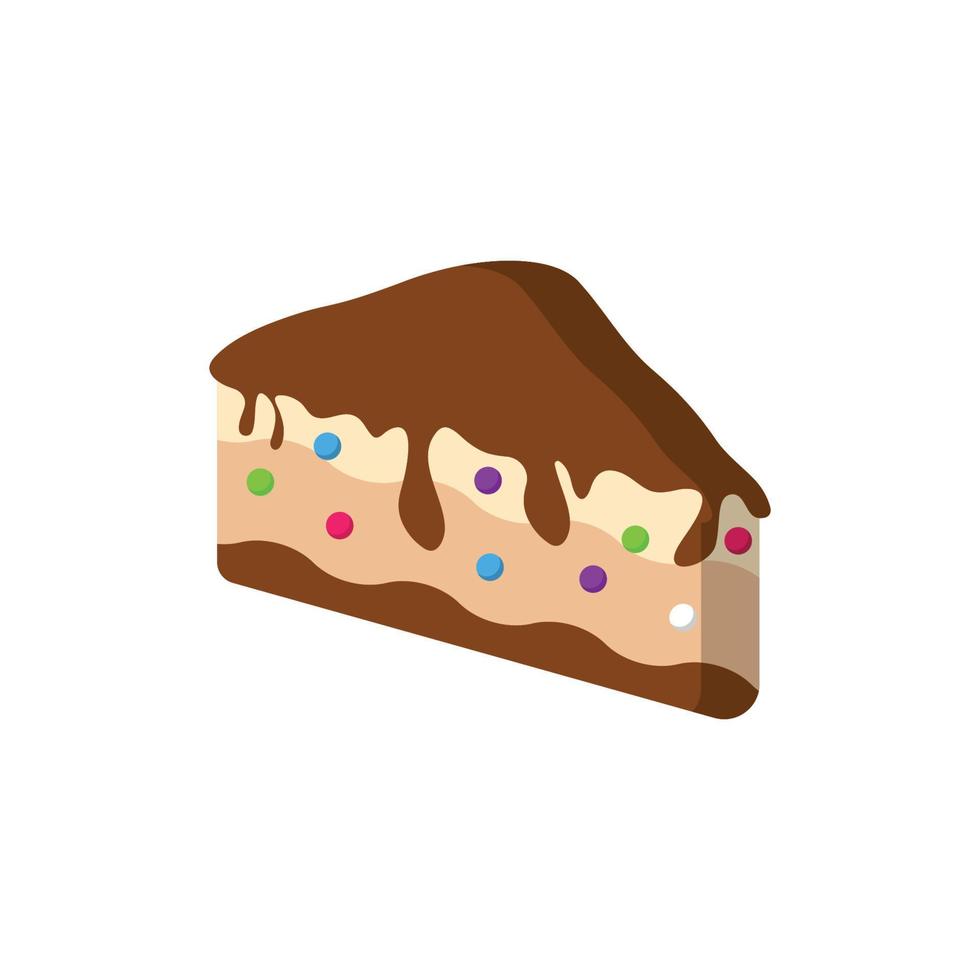 vetor de design de ícone de bolo de cheesecake