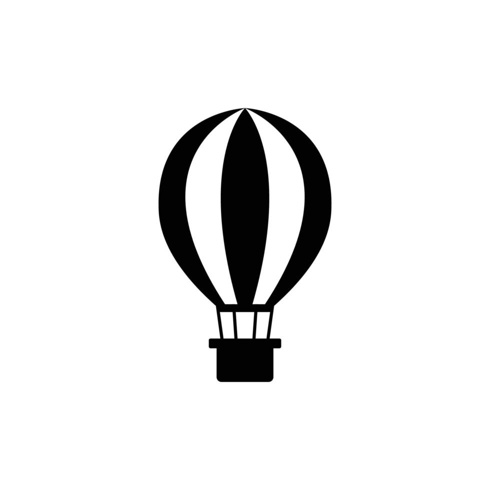 modelo de design de ícone de balão de ar vetor